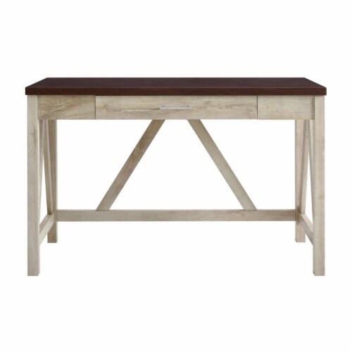 Walker edison white discount writing desk