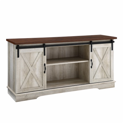 Walker edison sliding discount barn tv stand