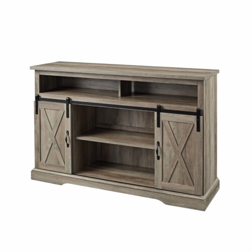 Walker edison sliding discount barn tv stand