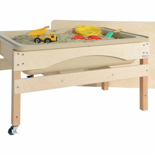 Wood Designs 11825TN Absolute Best Sand & Water Sensory Center with Lid Perspective: front