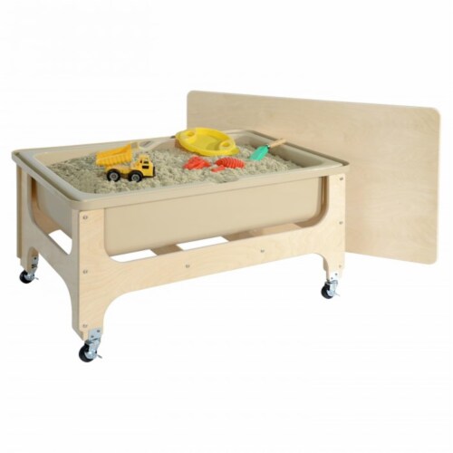 Wood Designs  Deluxe Sand & Water Table with Lid Perspective: front