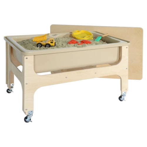 Wood Designs  Tot Size Deluxe Sand & Water Table with Lid Perspective: front