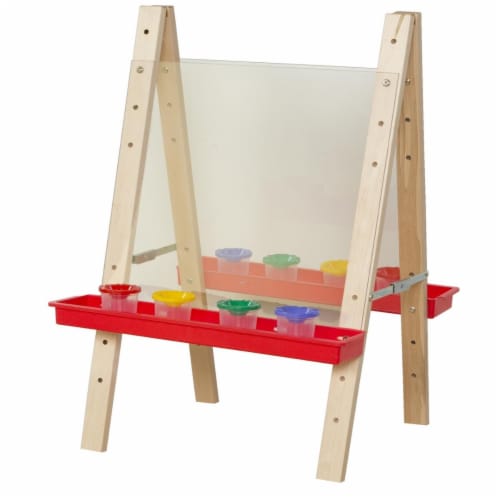 Wood Designs  Tot Size Double Acrylic Easel Perspective: front