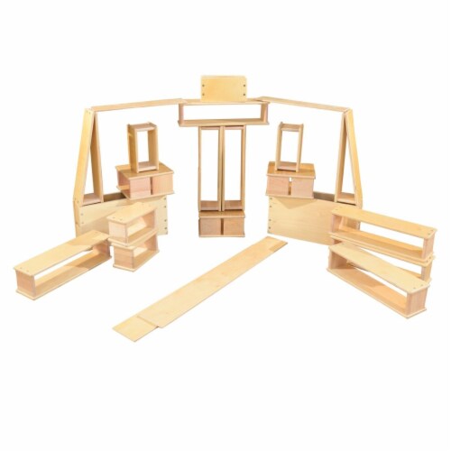 Wood Designs  Hollow Blocks Set - 20 Piece Perspective: front