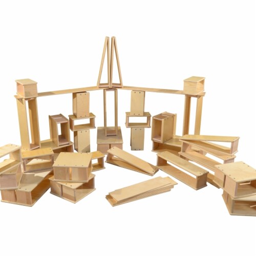 Wood Designs 991205-40PC Hollow Blocks Set - 40 Piece Perspective: front