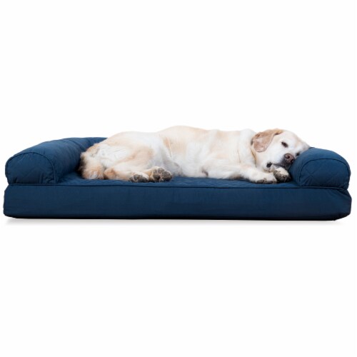 Furhaven quilted orthopedic sofa dog & cat bed clearance