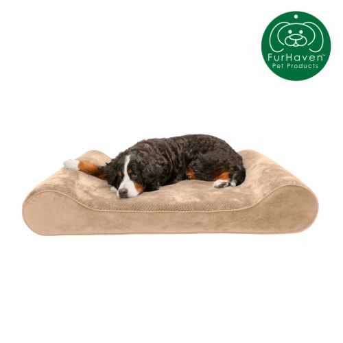 Luxe Lounger Dog Bed - Minky Plush & Velvet