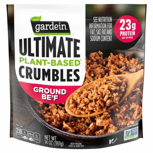 Gardein Ultimate Plant-Based Ground Be’F Crumbles Perspective: front