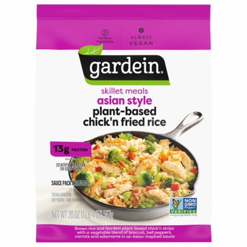 Gardein Skillet Meals Asian Style Meatless Chick'n Fried Rice Perspective: front