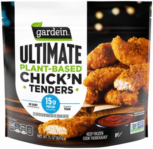 Gardein Ultimate Plant-Based Chick'n Tenders Perspective: front