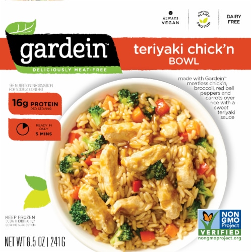 Gardein Meatless Teriyaki Chick'n Bowl Perspective: front