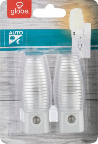 Globe Electric Incandescent Bulb Night Light 2 pk Perspective: front
