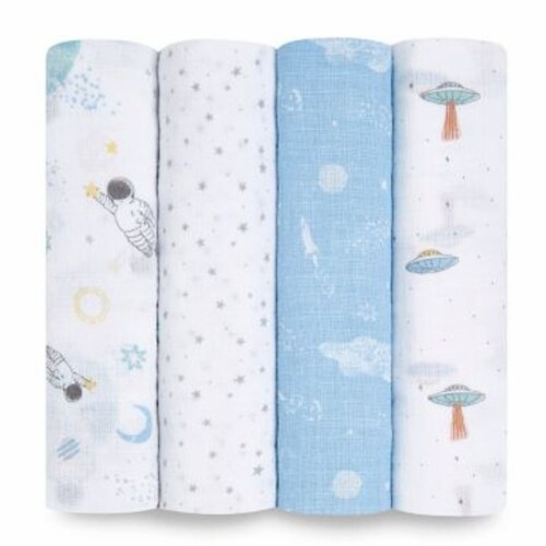 aden anais Explorers Swaddle Blankets Blue 4 ct Mariano s