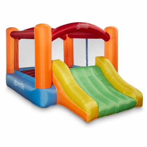 Bounce House With Slide, Blower and Bag by Cloud 9 Perspective: front