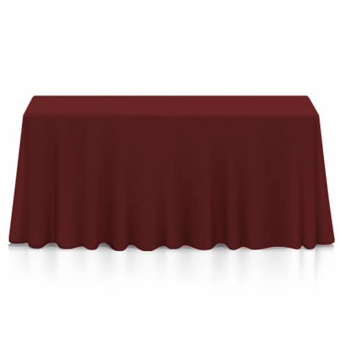 Burgundy sales table cloth