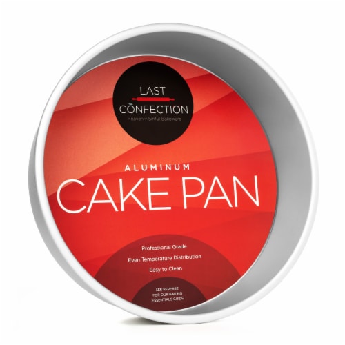 10  x 3  Round Aluminum Cake Pan by Last Confection Perspective: front