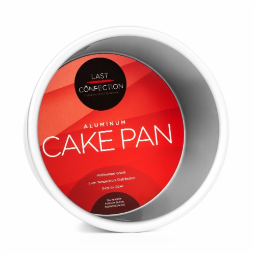 6 x 4 Round Aluminum Cake Pan by Last Confection Perspective: front
