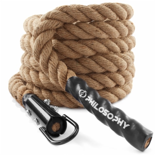 20 FT. Indoor / Outdoor Exercise Climbing Rope - 1.5 Inch Diameter