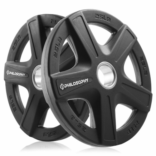 Rubber coated online bumper plates