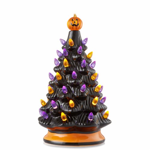 Black pre lit tree hotsell