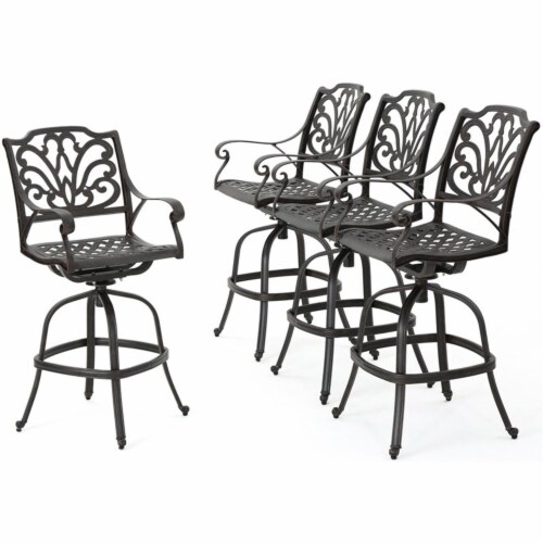 Cast aluminum cheap bar stools