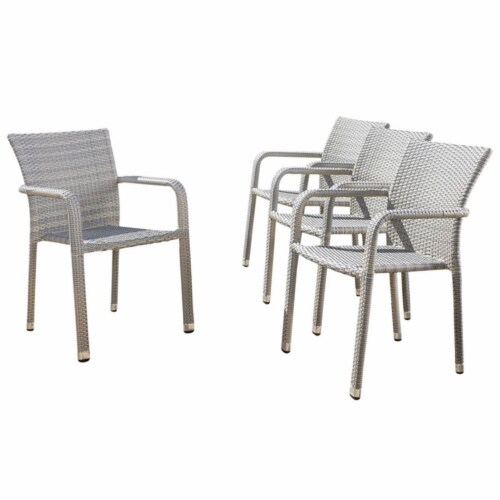 Noble house 2025 stackable wicker chairs