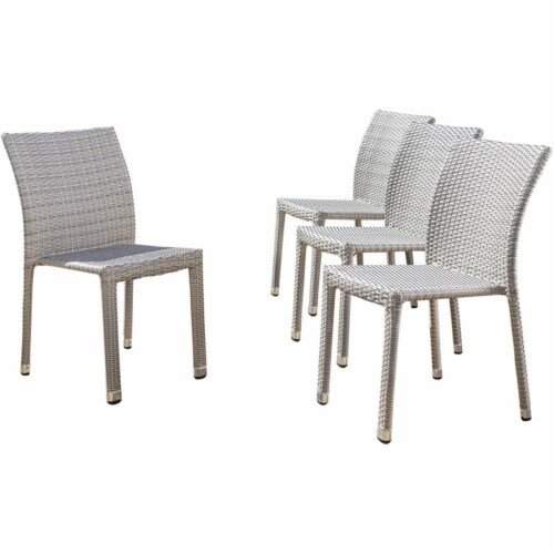 Noble house stackable discount wicker chairs