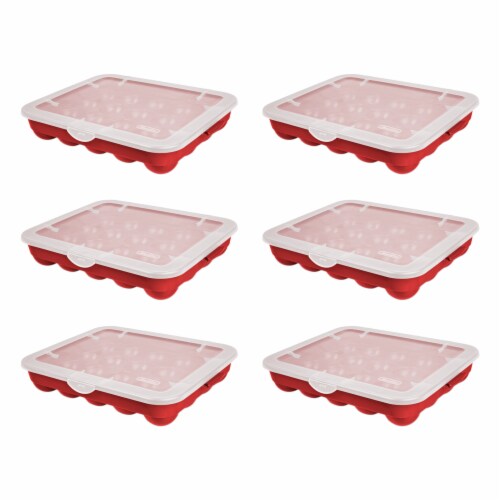 Sterilite 20 Compartment Christmas Holiday Ornament Box Storage Case (6  Pack), 1 Piece - Foods Co.