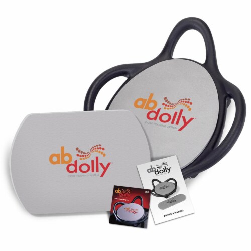 ABDolly Home Fitness Abdominal Exercise Machine Equipment with Workout DVD Perspective: front