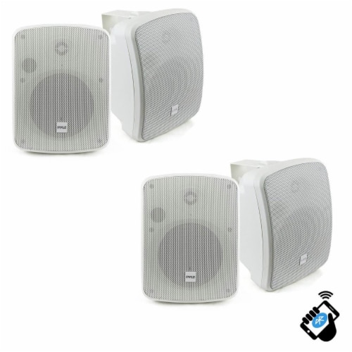 Amplified shop outdoor speakers