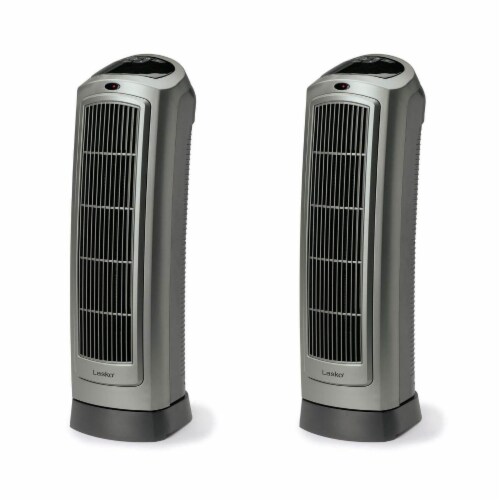 Lasko 1500W Portable Oscillating Ceramic Heater Tower w/ Digital