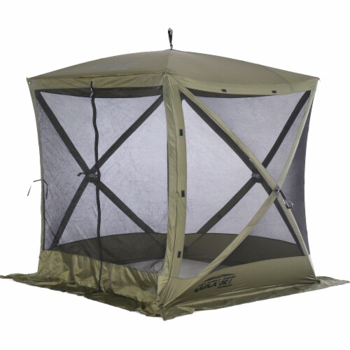 CLAM Quick-Set Traveler Portable Outdoor Gazebo Canopy Shelter and