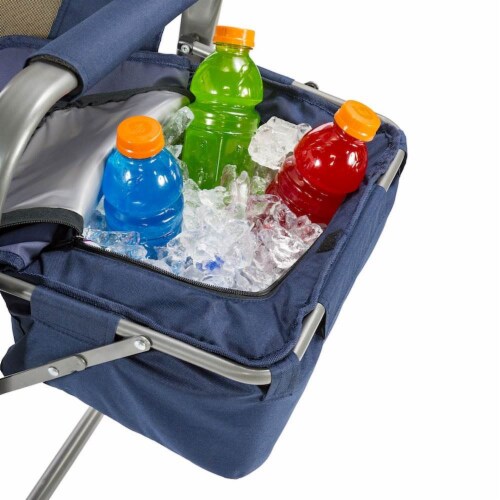 Folding directors chair with side table shop and cooler