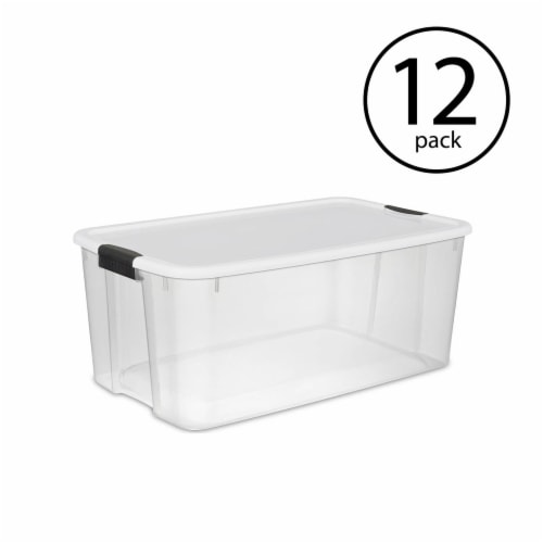 Reviews for Sterilite 16 Qt. Plastic Storage Box Containers in Clear  (12-Pack)