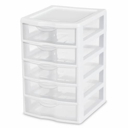 Sterilite 5.25 x 12 x 15 Inch Storage Bin w/ Carry Through Handles, Clear,  24 Ct, 1 Piece - Fry's Food Stores