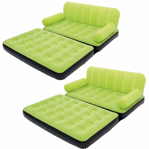 Bestway Multi Max Inflatable Air Couch with Sidewinder AC Pump Green 2 Pack 2 Piece Fry s Food Stores