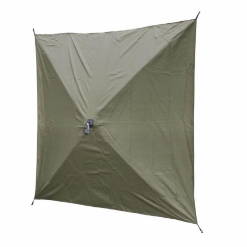 Clam Quick Set Screen Hub Green Fabric Wind & Sun Panels Accessory Only (6 Pack) Perspective: front