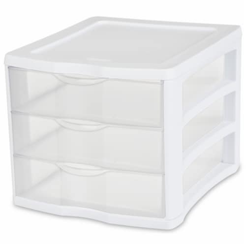 Sterilite ClearView Small 5-Drawer Organizer - White/Clear, 1 ct - Kroger