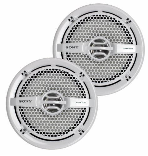 Sony XS MP1611 6.5 140 Watt Dual Cone Marine Speakers Stereo Pair