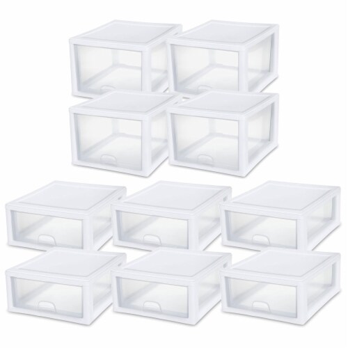 Sterilite 16-Quart Clear Storage Box, 2-Pack