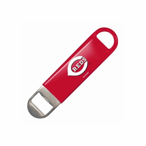 Cincinnati Reds Bottle Opener Perspective: front