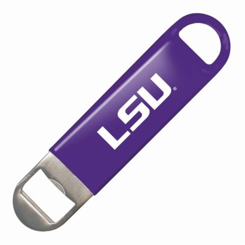 LSU Tigers Bottle Opener Perspective: front