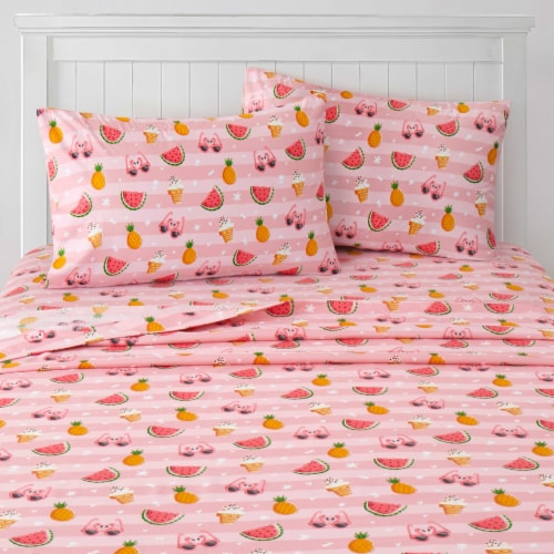 Sweet Home Collection  Sweet Summer Fun Printed Sheet Set, Kids Fun and  Comfortable, Full, Full - Fry's Food Stores