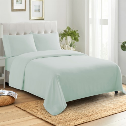 Queen percale sheet shop set