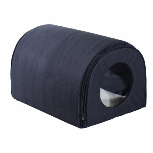 Indoor heated hot sale cat house