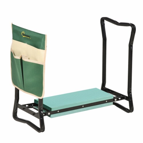 Garden kneeler store and stool