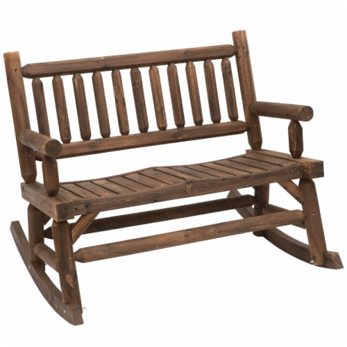 Outdoor shop rocking loveseat
