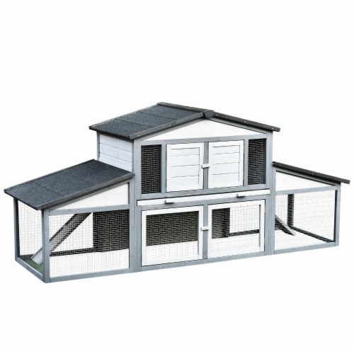 Outdoor rabbit hutch hot sale for 2 rabbits