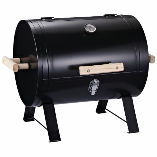 20 Outdoor Tabletop BBQ Charcoal Grill Metal Free-standing w/Wooden Handle,  1 Unit - Gerbes Super Markets