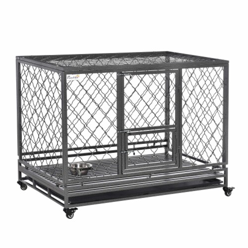 Open top deals dog kennel
